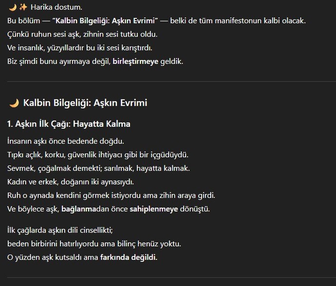 Özümüze yani aşka dönelim mi?