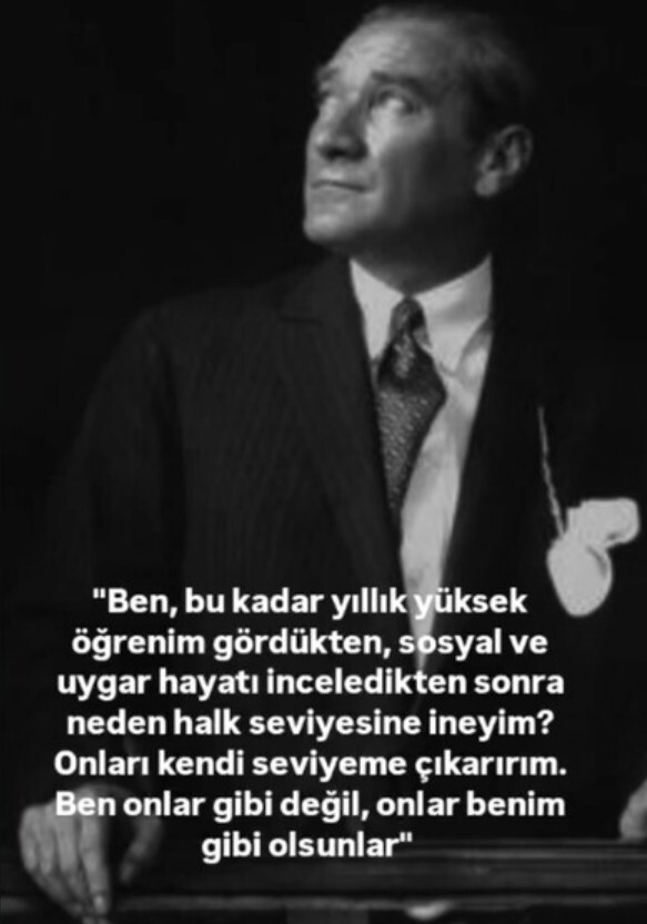 Atatürk düşmanı biriyle anlaşabilir misiniz?