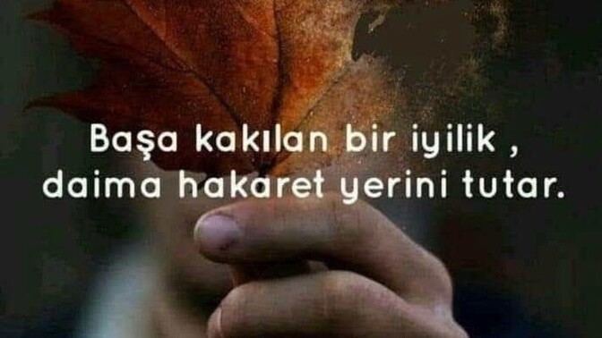 Yapılan iyilik başa kakılır mı?