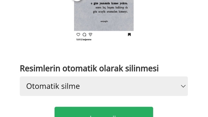 İmgbb de bu seçeneği seçersen ne oluyor bilen var mı?