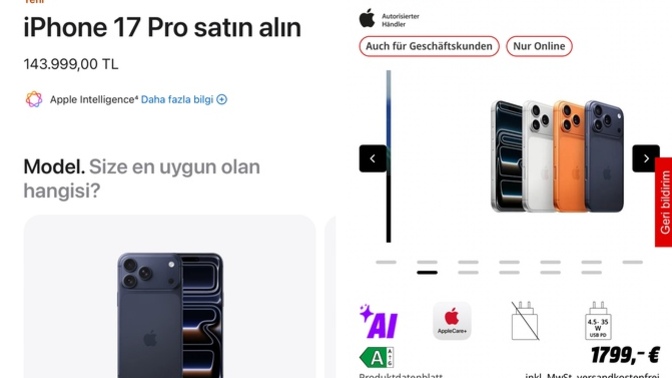 Türkiye 3400$ olan iPhone neden Almanya’da 1449€ ?
