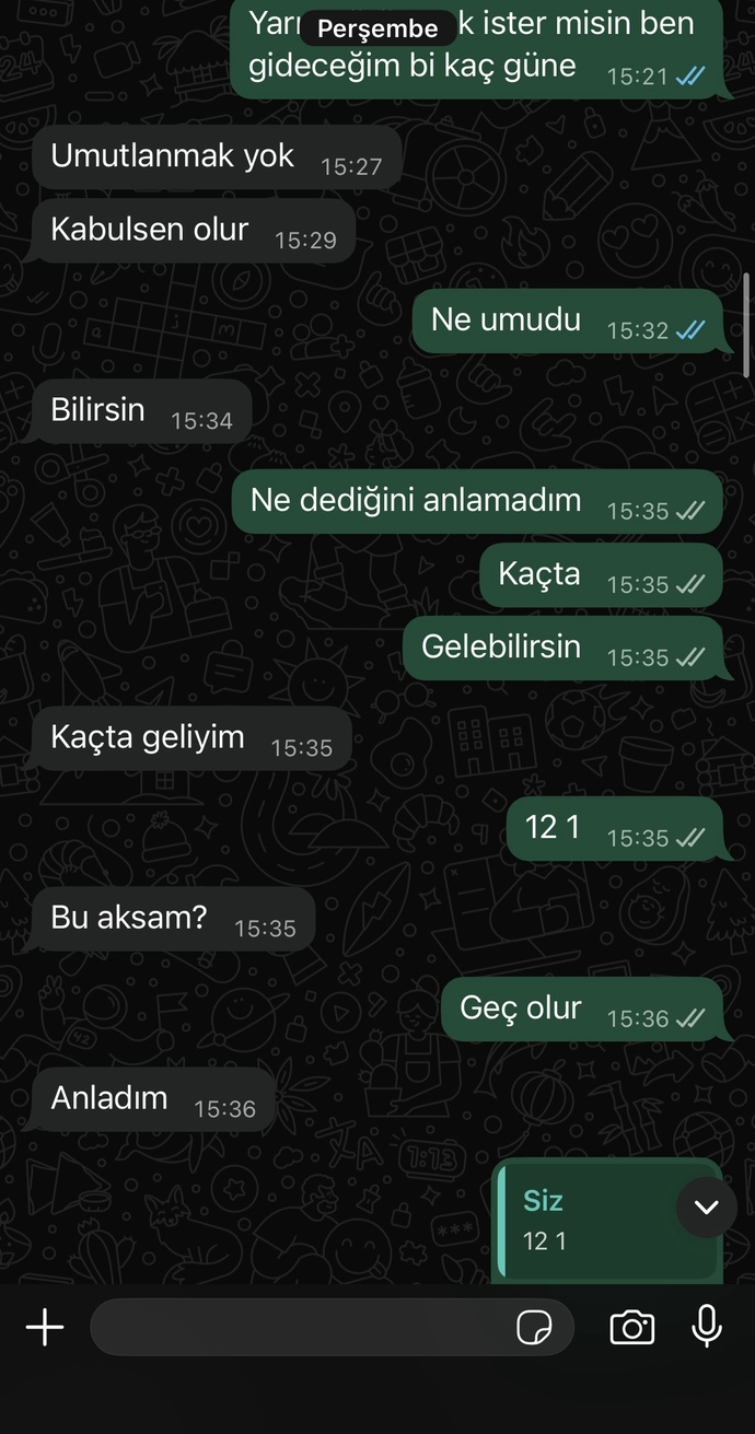 Eski sevgilim sizce birdaha engeli açmaz mi?