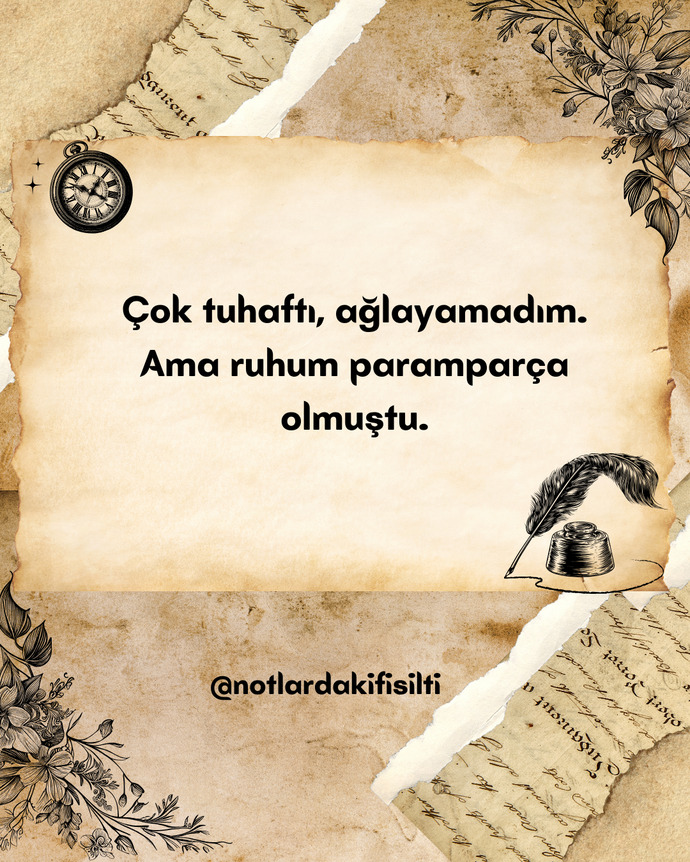 Sen de gözlerin kuru ama ruhun kan ağlarken hissettin mi?
