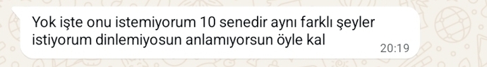 Eşimle 1 aydır ilişkimiz yok sebebi de kendisinin farklı şeyler denemek istemesi. Haklı mı?