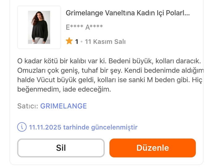 Aldığınız ürünü sadece puanla mı değerlendirirsiniz, yorum da yapar mısınız?