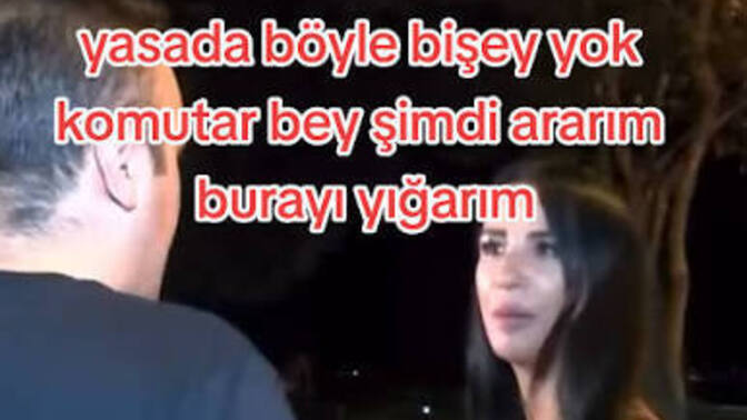 Siz de polis kontrolün de saçmalar misiniz?