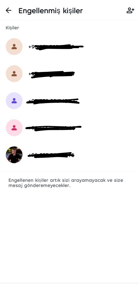 WhatsApp’ta engellediğim kişi sayısı birden bire azaldı bu normal mi?