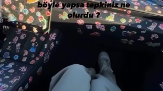 Sevgiliniz arabanızı böyle yapsa ne tepki verirsiniz?