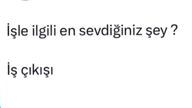İşiniz ile ilgili en sevdiğiniz şey ne?