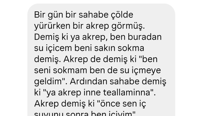 Şu ana kadar aldığınız en mantıksız mesaj neydi?