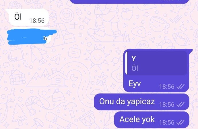 Bugün böyle güzel bir mesaj aldım ya siz?