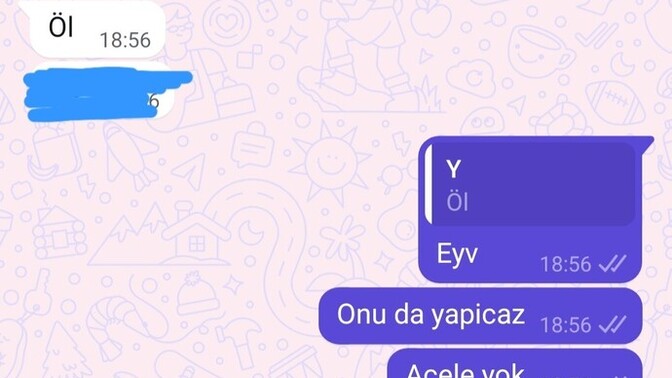 Bugün böyle güzel bir mesaj aldım ya siz?