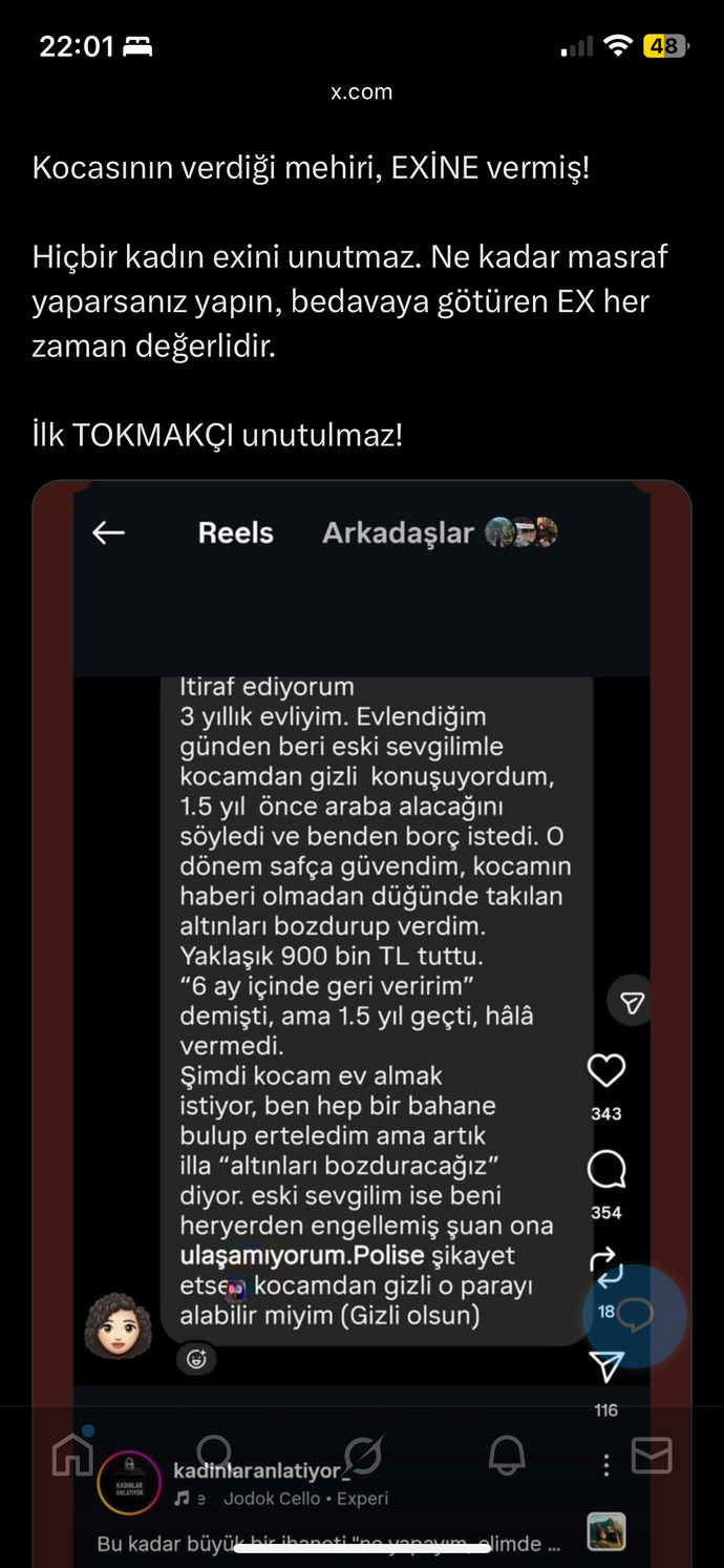 Evli Kadın Mehiri eski sevgiline veriyor oynat bakalım :) Kadınların hepsi aynı güven olmaz?