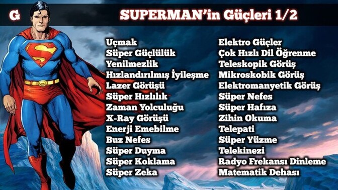 Hangi süper gücün olmasını isterdin🦸🏼‍♂️?