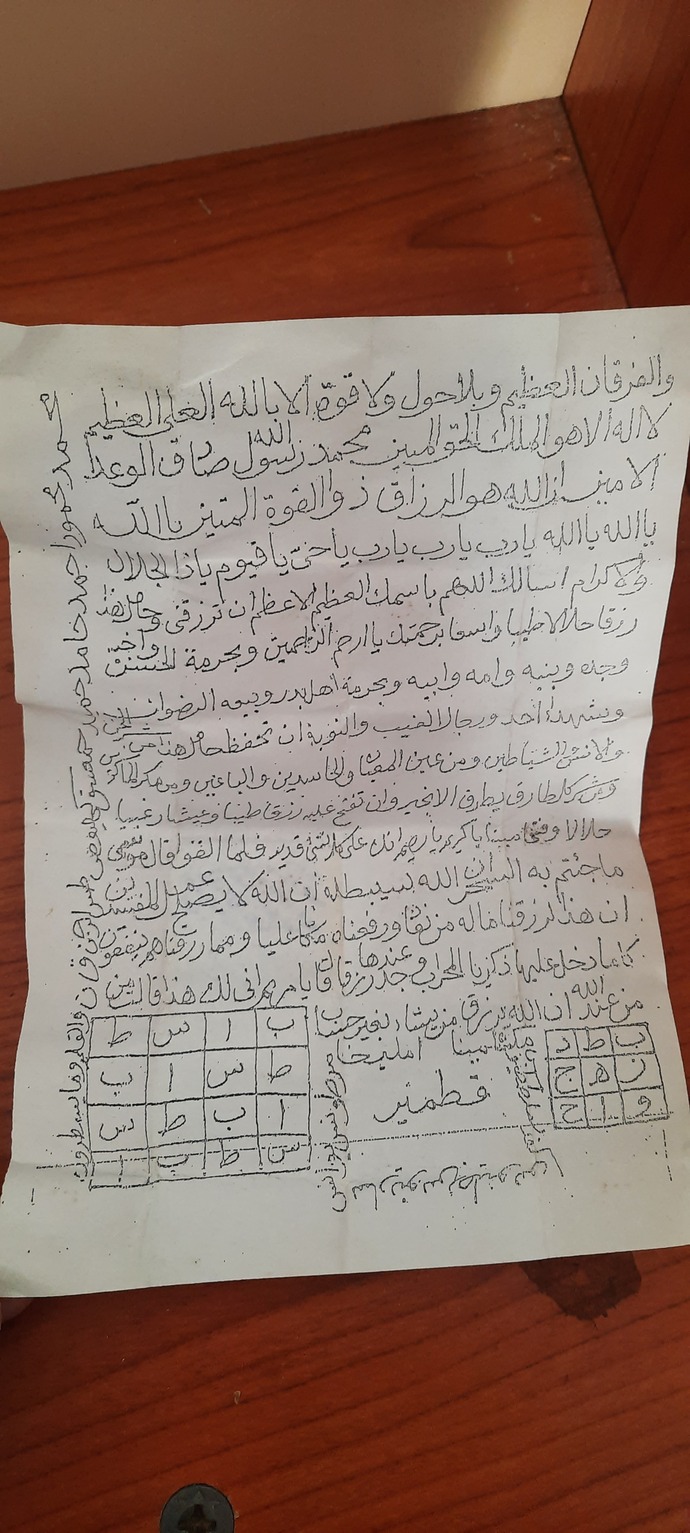 Evi temizlerken buldum ne olabilir bu arapça bilen var mı?