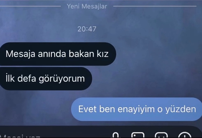Mesajlara hemen cevap verıyor musunuz?