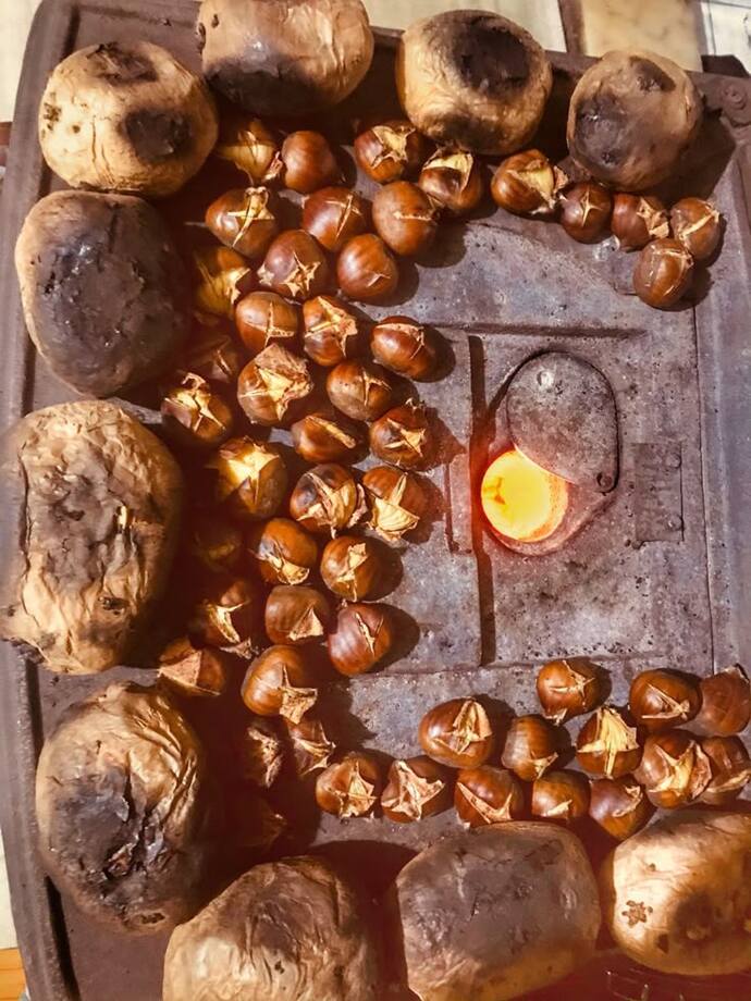 Közde kestane mi yoksa közde patates mi güzel?