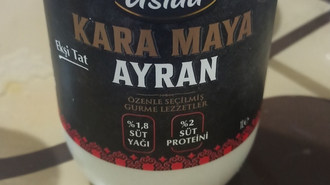 Kara maya ayran mı normal ayran mı?
