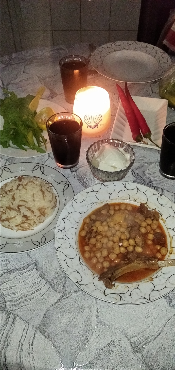 Mum ışığında nohut pilav yenir mi 🍁?