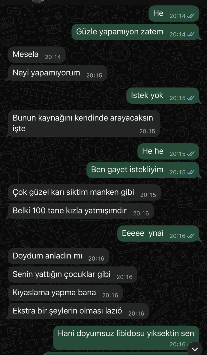Bazı erkekler neden bu kadar oe?