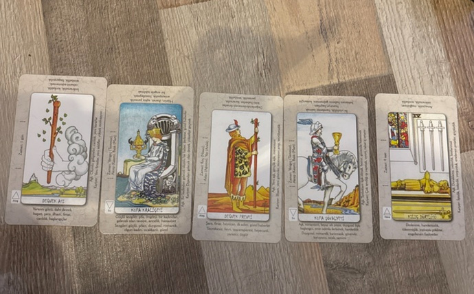 Aşk hayatım için tarot kartlarını sectim yorumlayabilir misiniz?