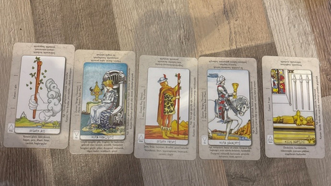 Aşk hayatım için tarot kartlarını sectim yorumlayabilir misiniz?