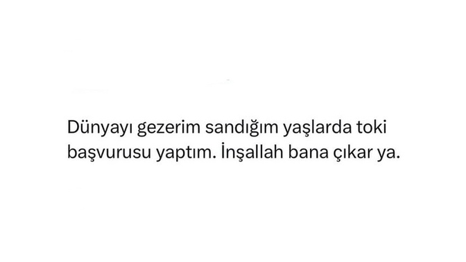 Toki başvurusu yaptınız mı?