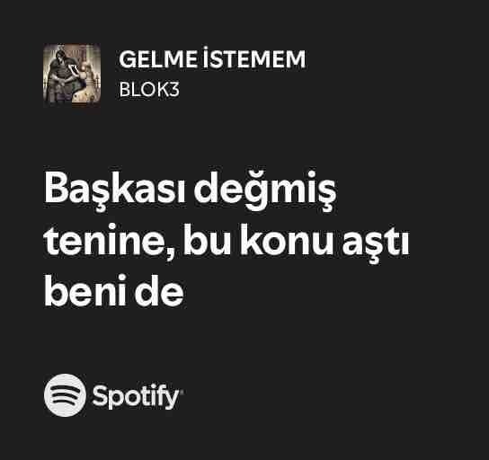 Blok3ün şarkılarını dinler misiniz?