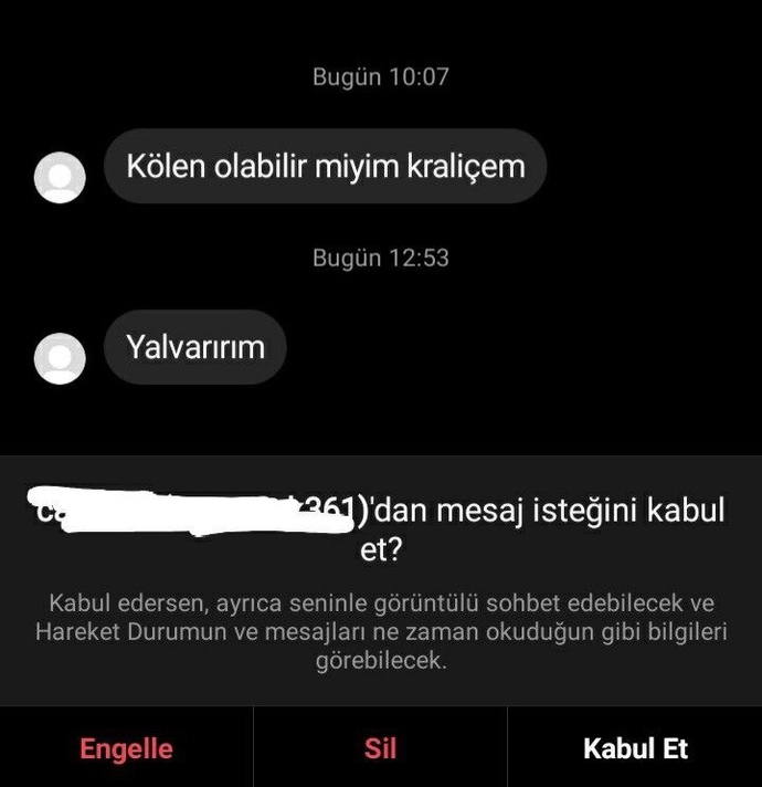 En tuhaf aldığınız mesaj neydi?