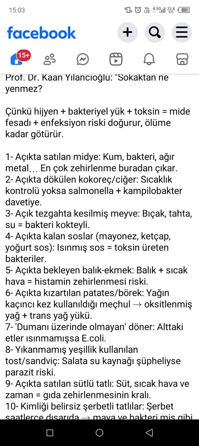 Dışarıdan yiyen kalmış mi?