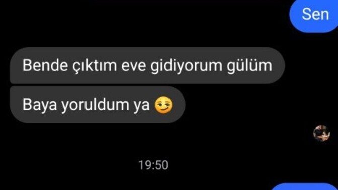 Salı günü Yemeğe çıktık ilk görüşmemizi yaptık ve Bugün onun doğum günü?
