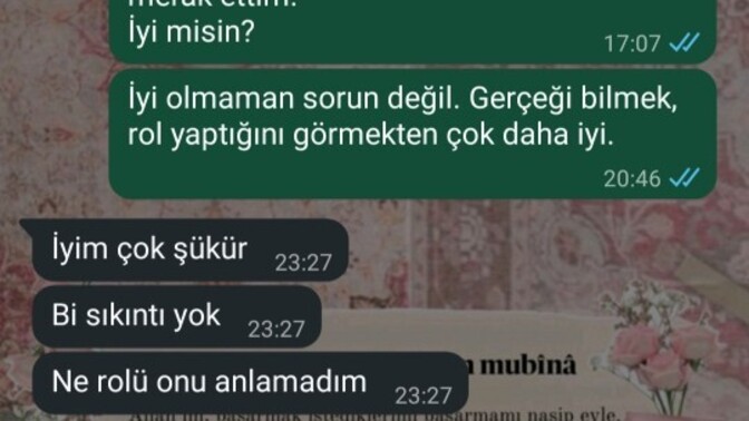 Bazen yok olmak istiyorum?