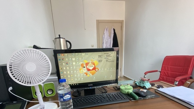 Bana verdikleri odaya bakın?