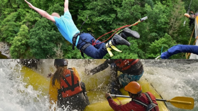 Hangisini tercih ederdin: Rafting mi, Bungee Jumping?