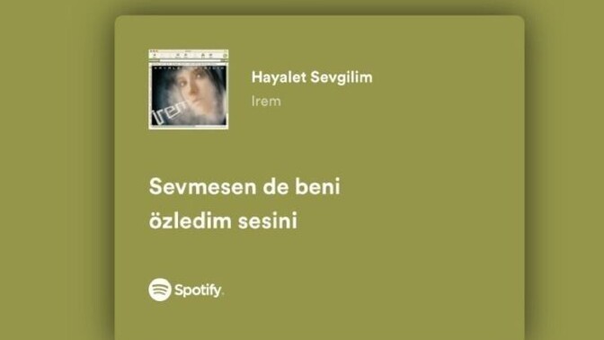 En son dinlediğiniz şarkıyı paylaşır mısınız?