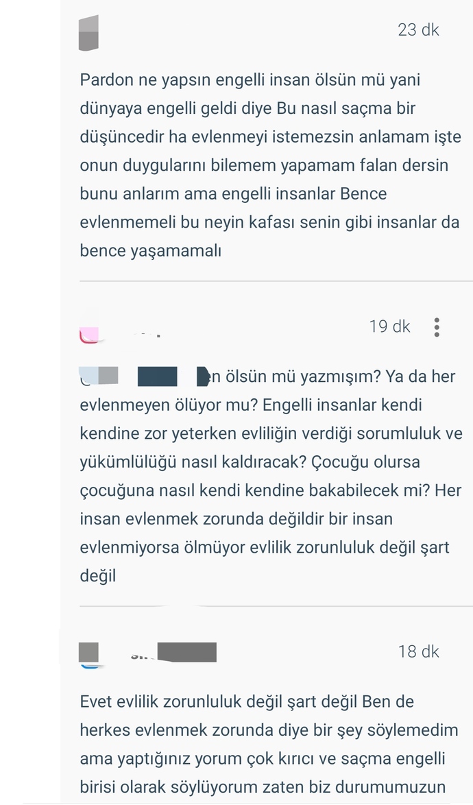 Engelli bireylerin evlenmemesi gerektiğini düşünenler sizce neden böyle düşünüyor?