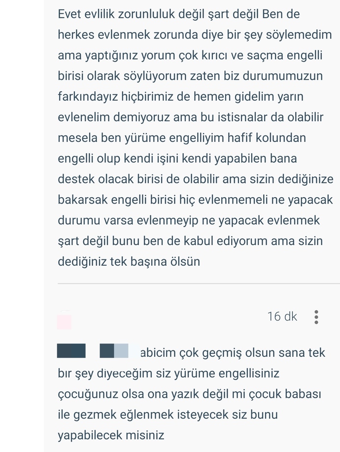 Engelli bireylerin evlenmemesi gerektiğini düşünenler sizce neden böyle düşünüyor?