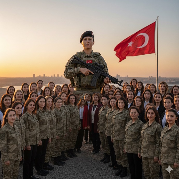 Kadınlarda askere gitmeli mi?