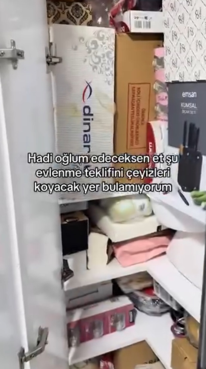 Sizin evdeki çeyiz hazırlıkları ne durumda 😀 ?