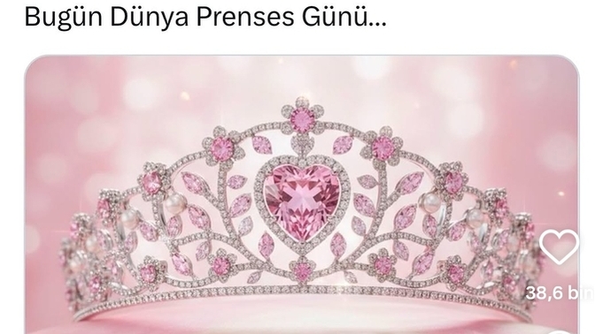Dünya prensesler gününüz kutlu olsun?