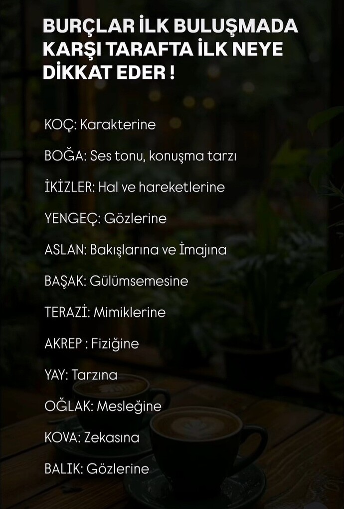 Buluştuğunuzda karşı tarafın ilk neyine dikkat edersiniz?