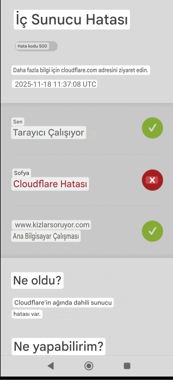 Uygulama çöktü?