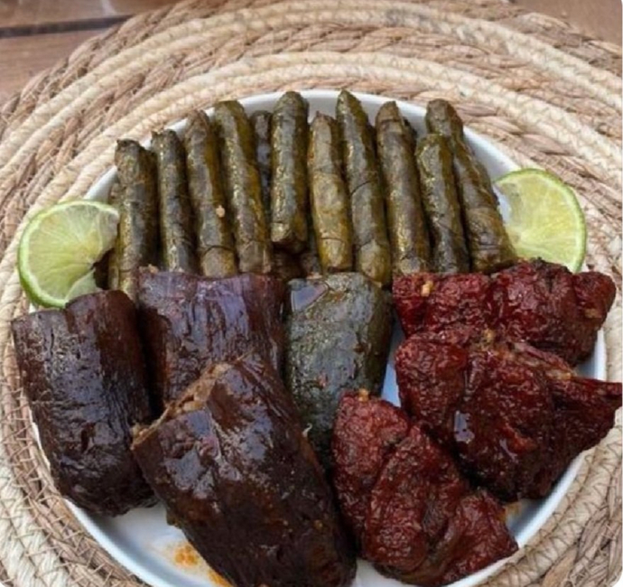 Tabaktaki sarma dolmayı bitirebilir misin?