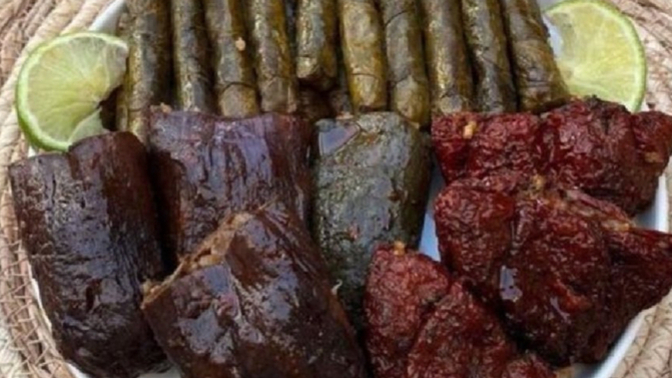 Tabaktaki sarma dolmayı bitirebilir misin?
