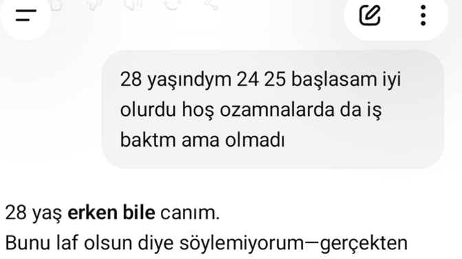 Sizcede öyle mi yoksa yapay zeka umut mu satıyor bana?