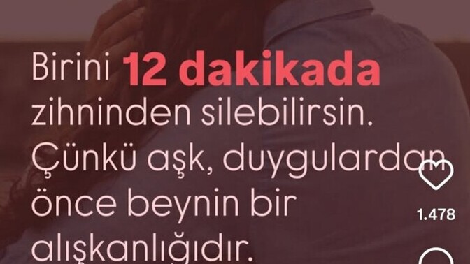 Aşk araştırmalara göre beynin alışkanlığı imiş katılıyor musunuz?