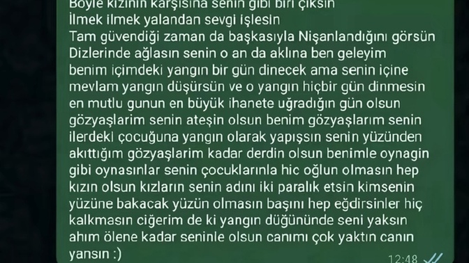 Beddua mektubu göndersem evine eşi gorse ne olur?