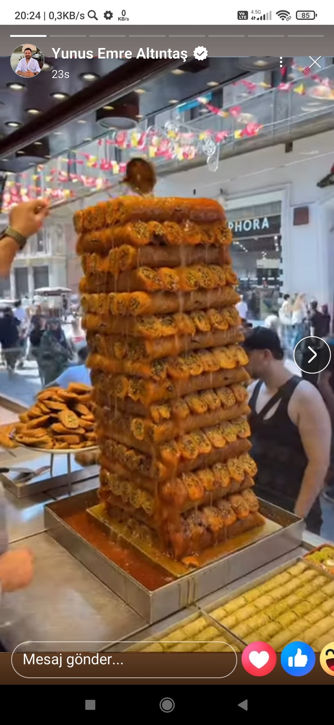 Bu tatlının adı tam olarak ne tatlısı olarak geçiyor?