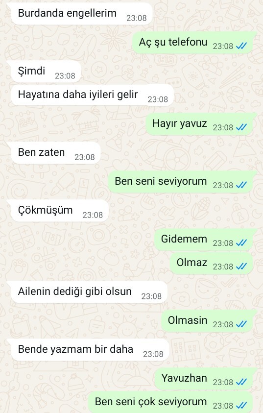 Seven erkek git dermi?