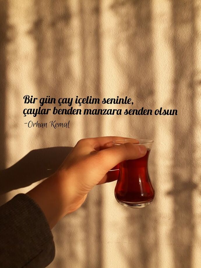 Çay insanın hararetini mi alıyor sanki☕?